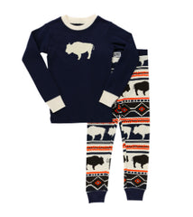 Buffalo Kid's Long Sleeve PJ's